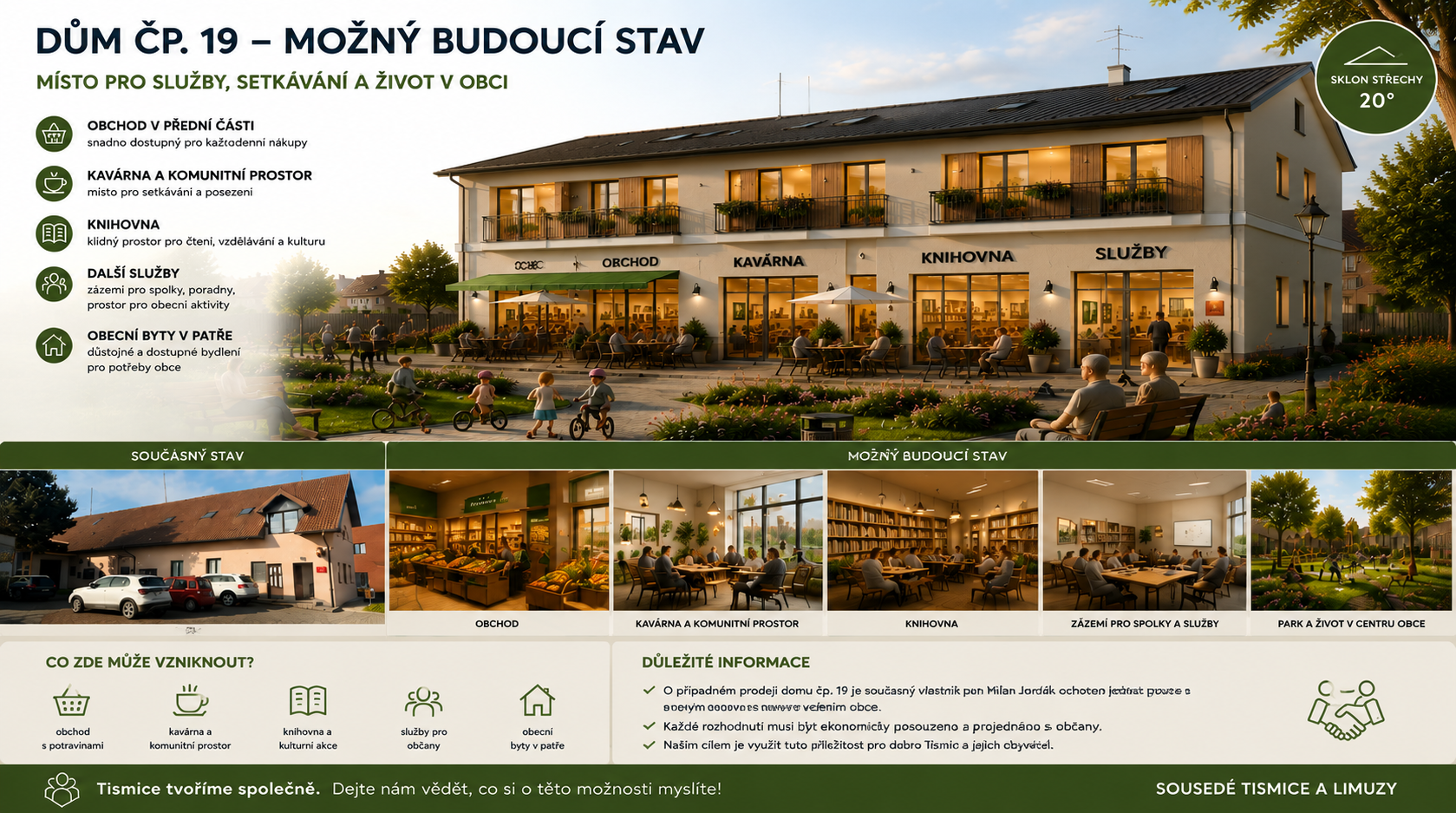 Co bude dál s domem čp. 19 v Tismicích?